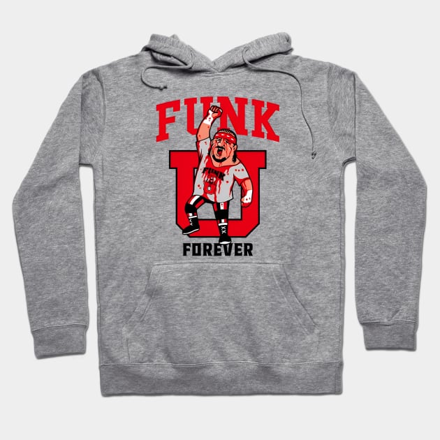 Terry funk Hoodie by MisterPumpkin